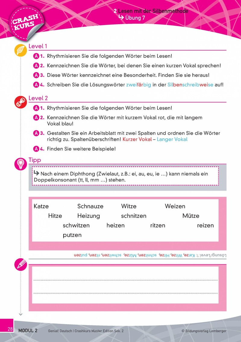 Genial! Deutsch - Crashkurs Lesen: Schulbuch Master Edition