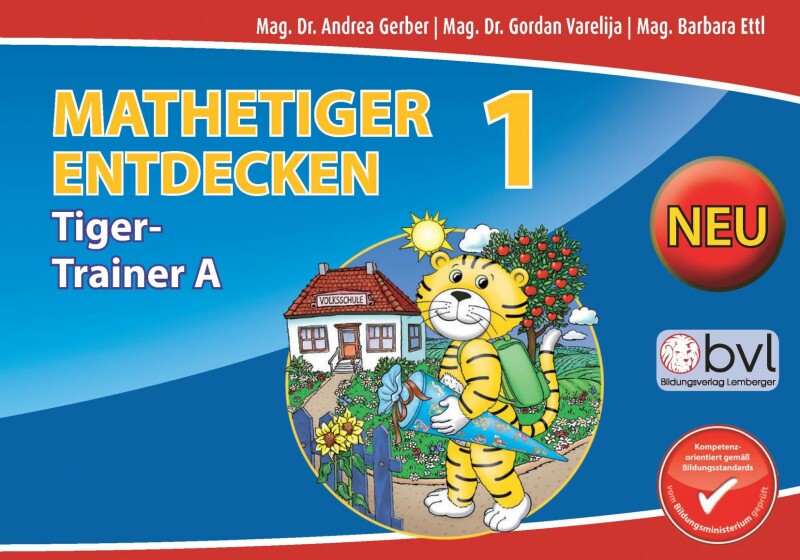 Mathetiger 1- Schulbuch Tigertrainer (2-teilig)