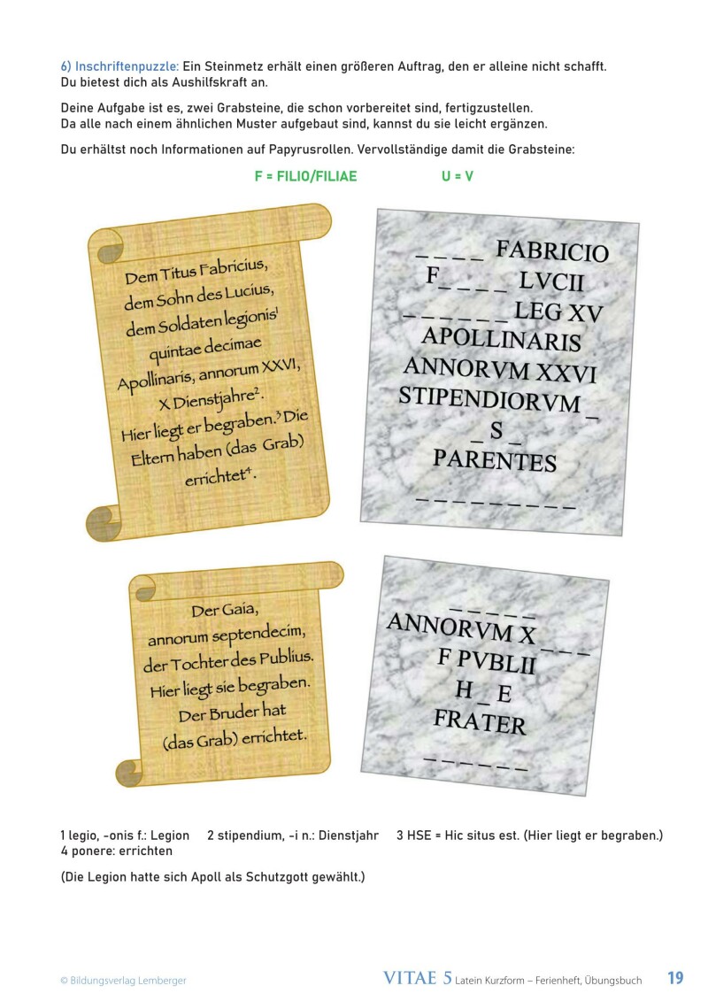 Vitae 5 / Ferienheft