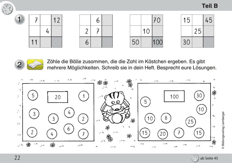 Mathetiger 1 NEU – Schulbuch Tigertrainer – Teil B (für das 2. Semester) – Classic