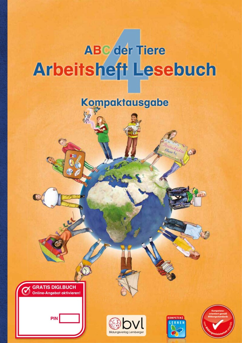 ABC der Tiere 4 - Arbeitsheft Lesebuch - Kompaktausgabe