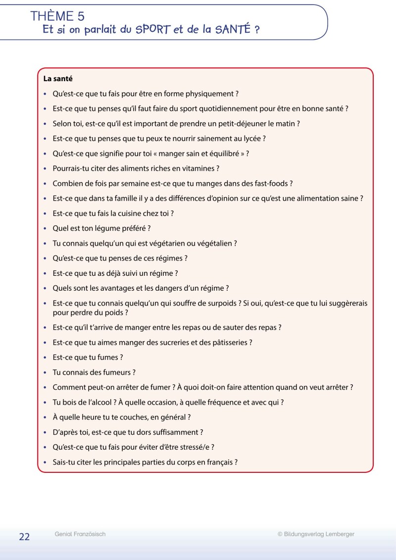 Génial, je parle français!