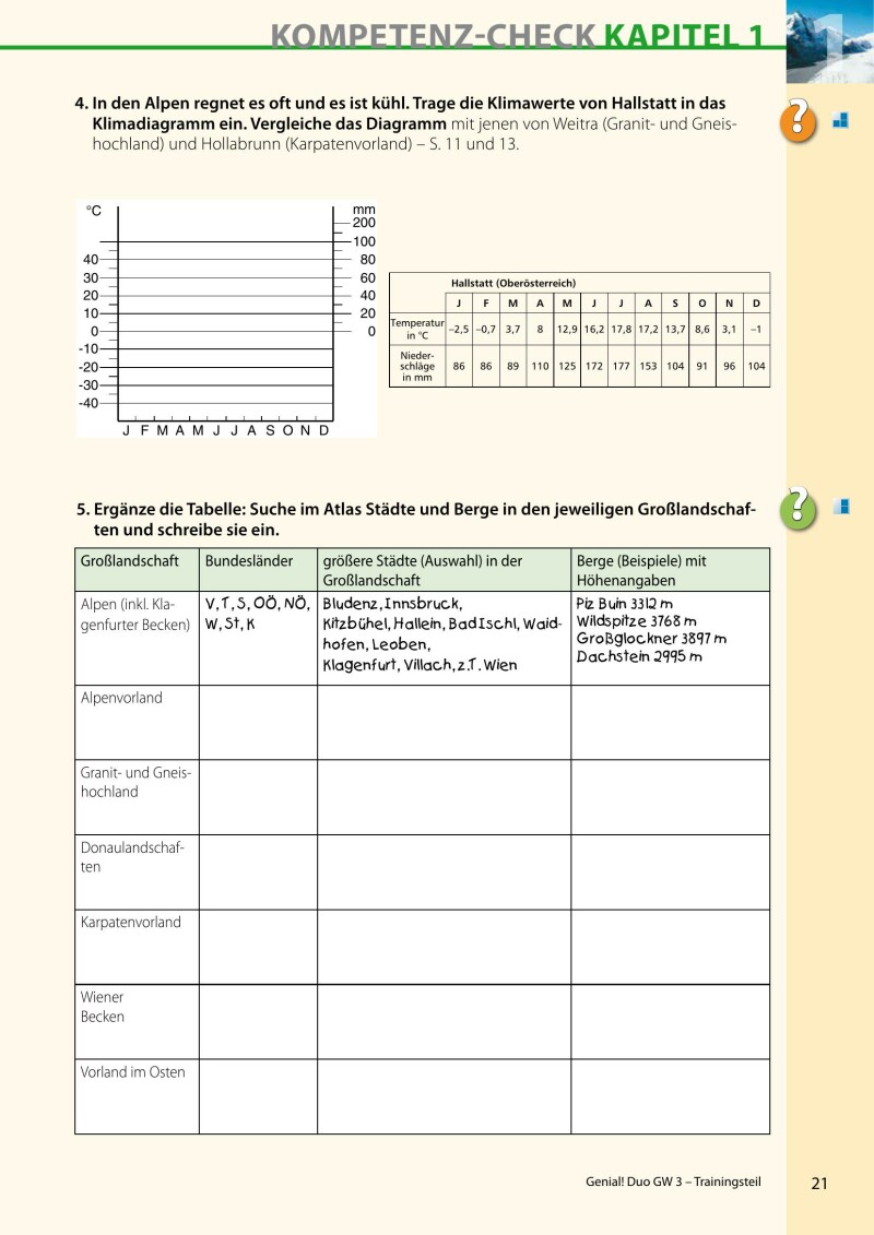 Genial! DUO Geographie/Wirtschaftskunde 3 - Trainings-Teil