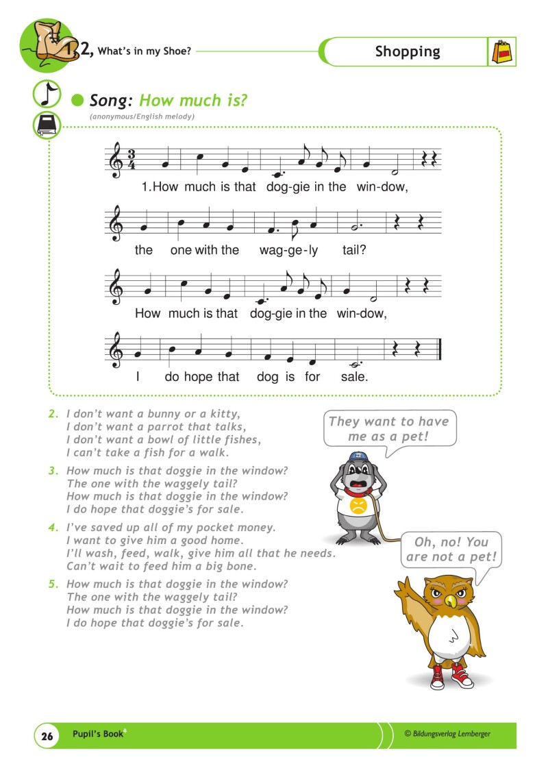 1,2, What's in my Shoe? - Pupil's Book 4