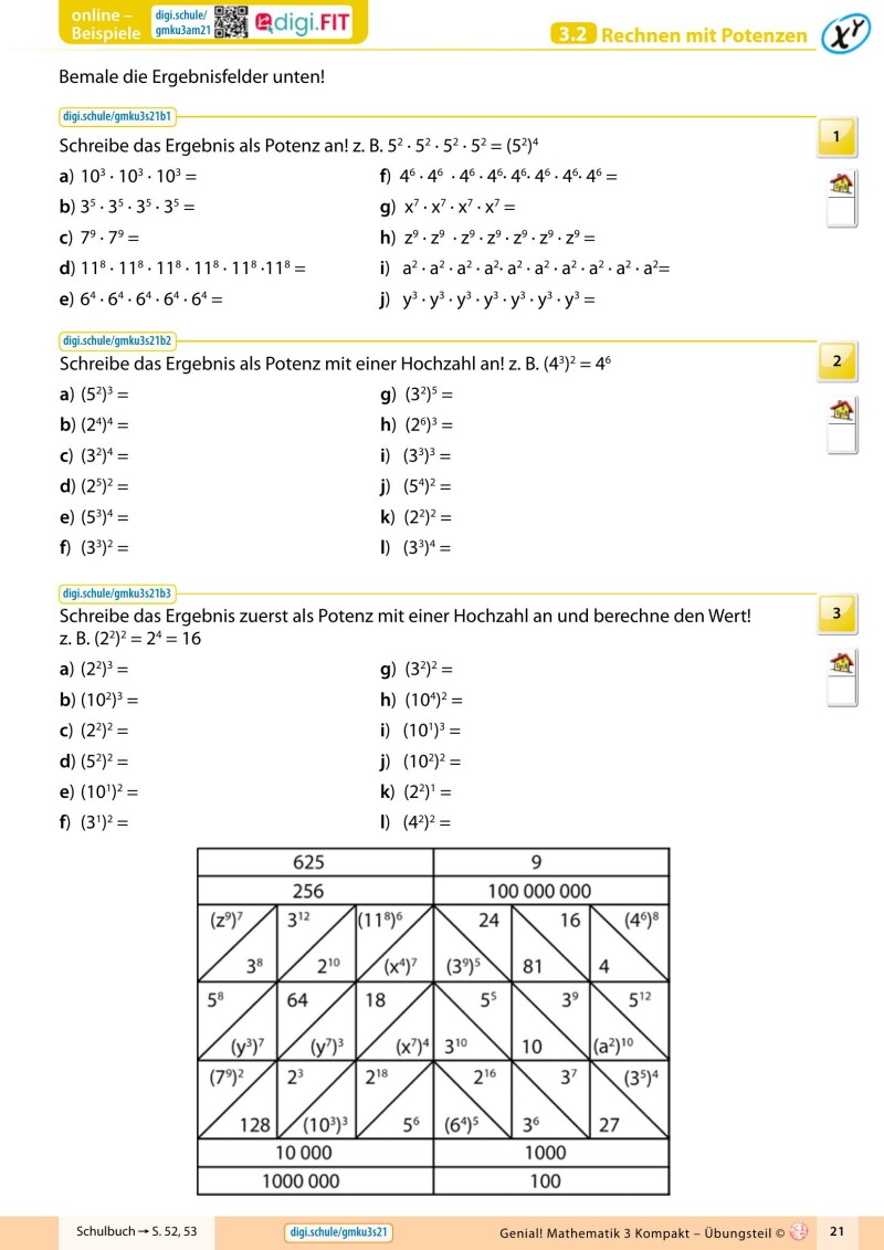 Genial! Mathematik 3 - Kompakt IKT v2.3 – Übungsteil