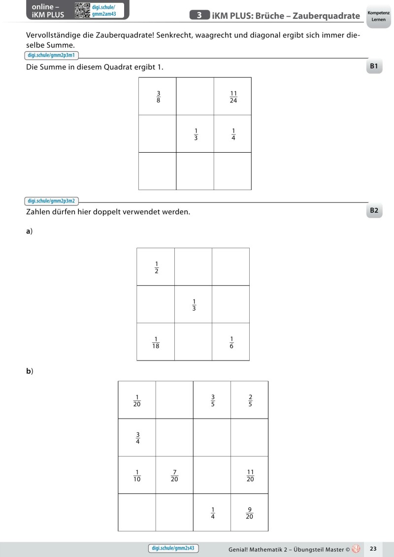 Genial! Mathematik 2 – Übungsteil IKT LP‘23 v1.2: Master Edition