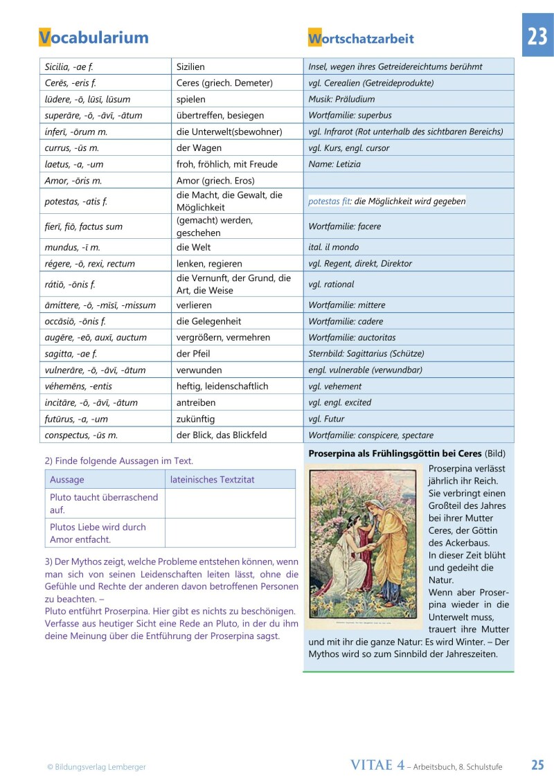 Vitae 4 / Schulbuch für die 4. Klasse Unterstufe_Langlatein LP’23 v1.1_Schulbuch