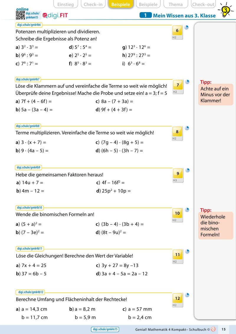 Genial! Mathematik Kompakt 4 IKT v2.2
