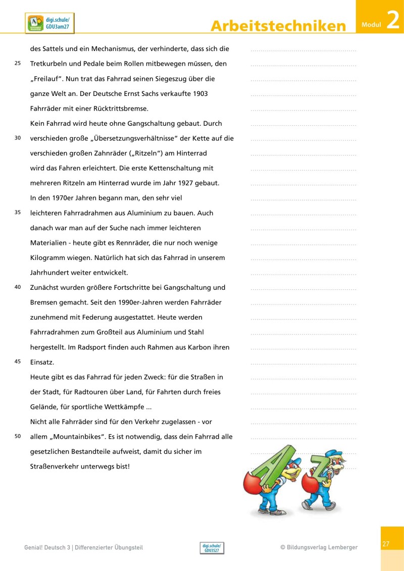 Genial! Deutsch 3 - Sprachbuch IKT NEU: Differenzierter Übungsteil mit Lösungsheft