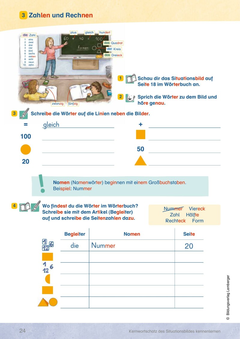 INDIGO - DaZ-Silben-Themen-Wörterbuch: Arbeitsheft