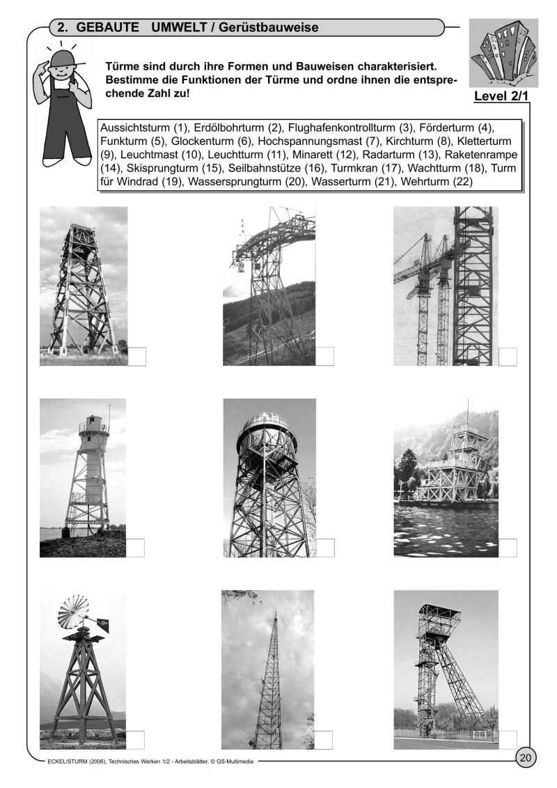 Technisches Werken 1-2 - Arbeitsblätter - Schulbuch