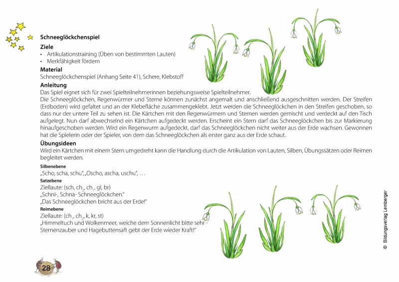 Drago im Zauberwald – Bilderbuch mit Fördermaterial: Die verschwundenen Schneeglöckchen