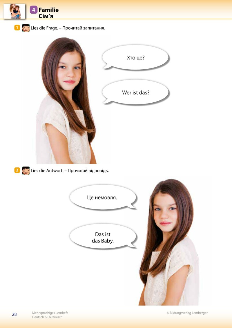 Trutnovskys sprachsensible Lernmaterialien für DaZ – Mehrsprachiges Lernheft / Deutsch & Ukrainisch