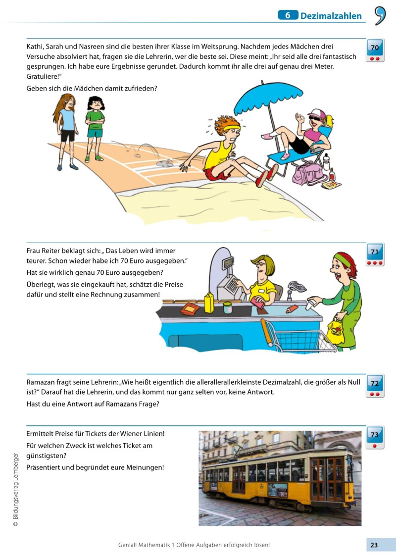 Genial! Mathematik 1 – Offene Aufgaben erfolgreich lösen! LP‘23