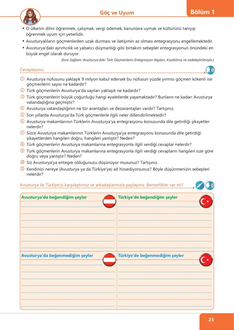 Sen ve Ben 8. Kompetenzorientiertes Arbeitsmaterial für den Muttersprachlichen Unterricht Türkisch ab der 8. Schulstufe