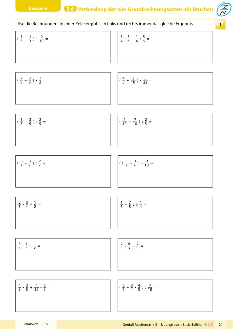 Genial! Mathematik 2 IKT – Übungsteil Basic Edition v3.2