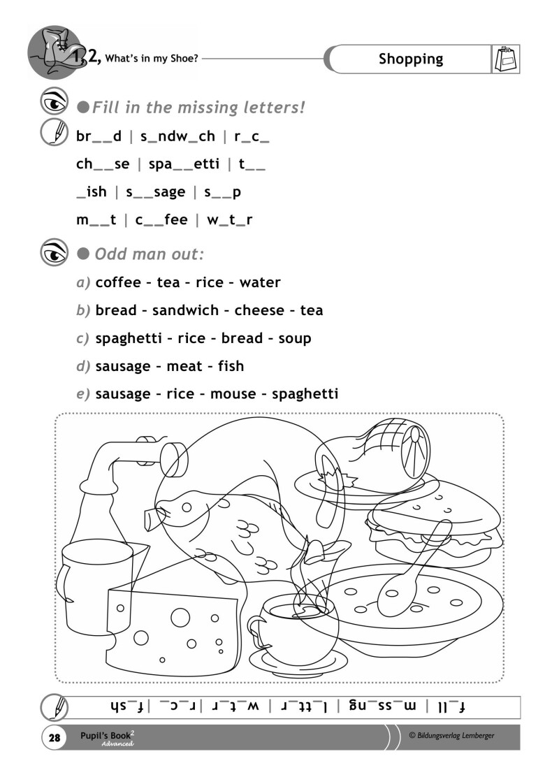 1,2, What's in my Shoe? - Pupil's Book 2 - Advanced