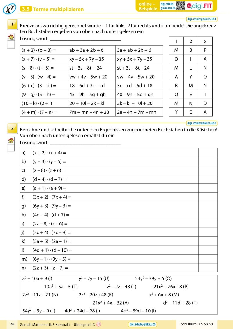 Genial! Mathematik 3 - Kompakt IKT v2.3 – Übungsteil