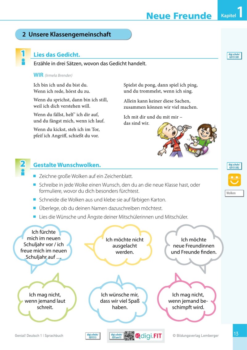 Genial! Deutsch 1 - eSquirrel Klassenlizenz