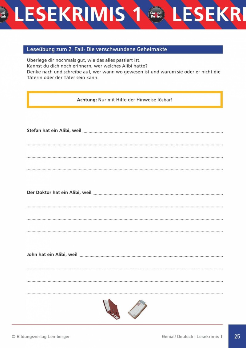 Genial! Deutsch - Lesekrimis 1