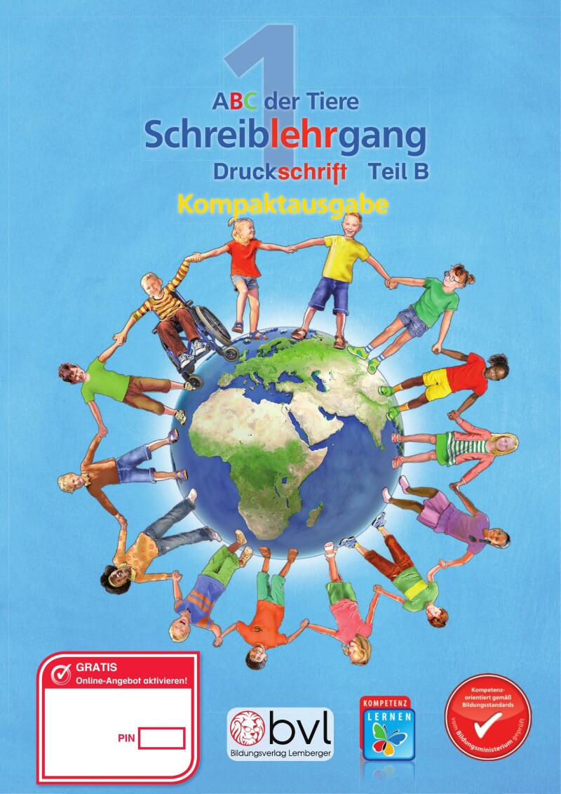 ABC der Tiere 1 - Schulbuch Kompaktausgabe: Schreiblehrgang - Teil B