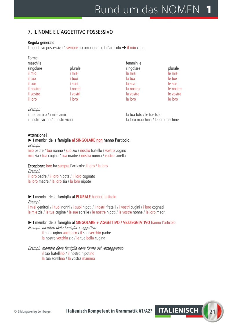 Italienisch Kompetent in Grammatik? Übungsbuch