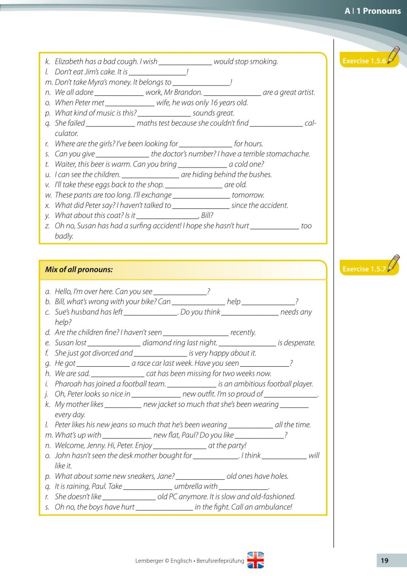 Berufsreifeprüfung Englisch - Erarbeitungsteil