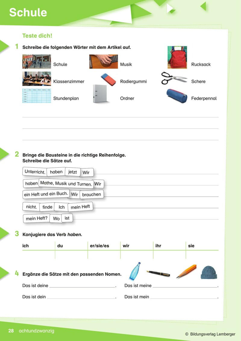 Willkommen – Deutsch als Zweitsprache für Jugendliche I