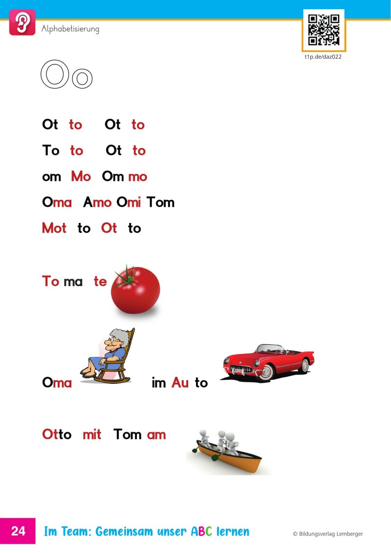 Im Team: Gemeinsam unser ABC lernen