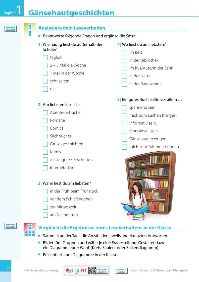 Genial! Deutsch 2 – Sprachbuch IKT LP’23 v.1.1 / Differenzierter Übungsteil