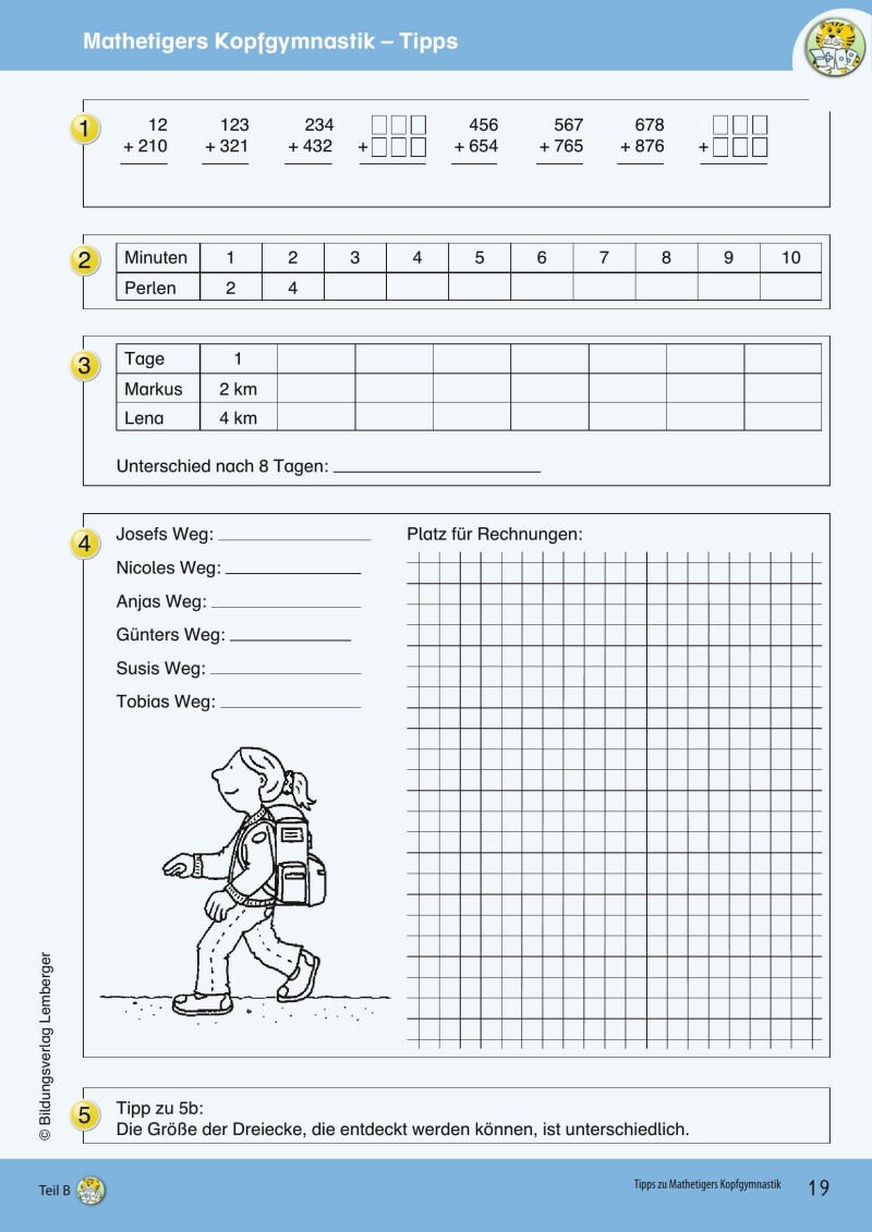 Mathetiger 3 - Schulbuch Teil B (für das 2. Semester)