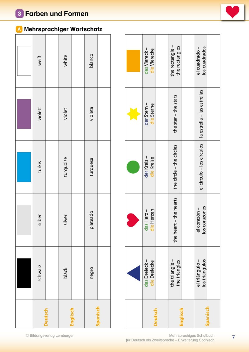 Trutnovskys sprachsensible Lernmaterialien für DaZ – Mehrsprachiges Lehrbuch für Deutsch als Zweitsprache / Erweiterung Spanisch