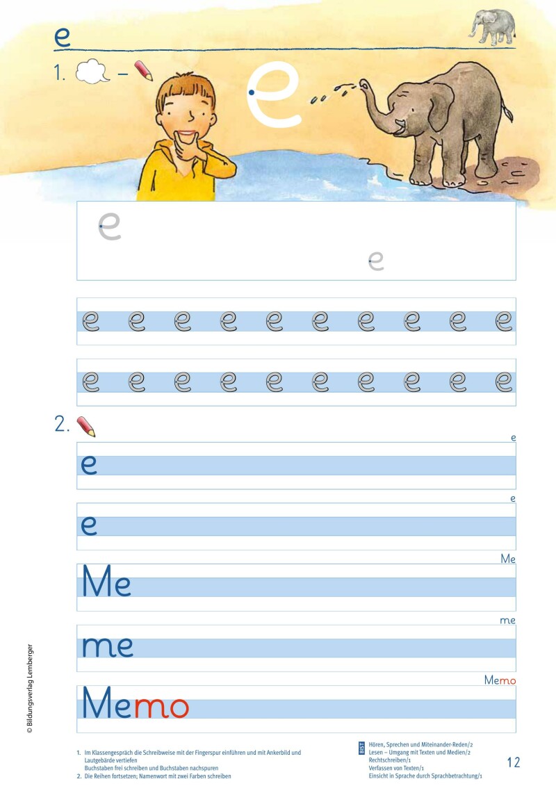 ABC der Tiere 1: Schreiblehrgang Grundschrift