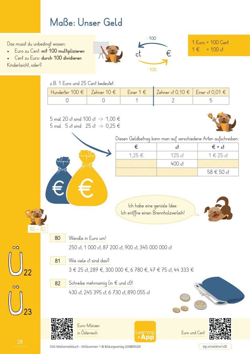 DAS Mathematikbuch - Willkommen in der 1. Klasse MS/AHS_Version 1.1: Schuleinstieg leicht gemacht (mit Gratis E-Book)