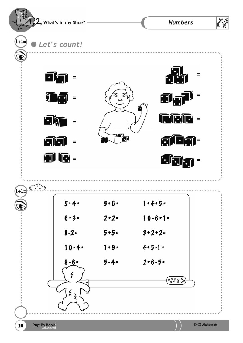 1,2, What's in my Shoe? - Pupil's Book 1 - Advanced