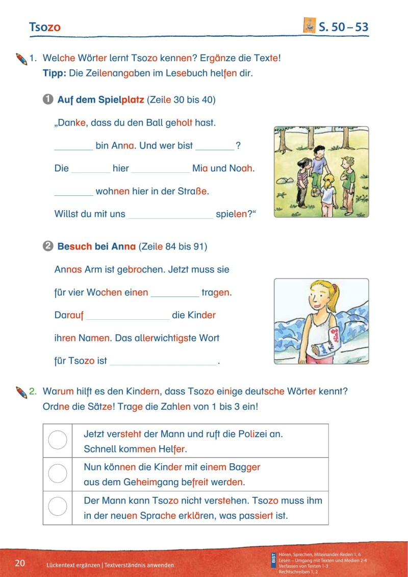 ABC der Tiere 4 - Arbeitsheft Lesebuch - Kompaktausgabe
