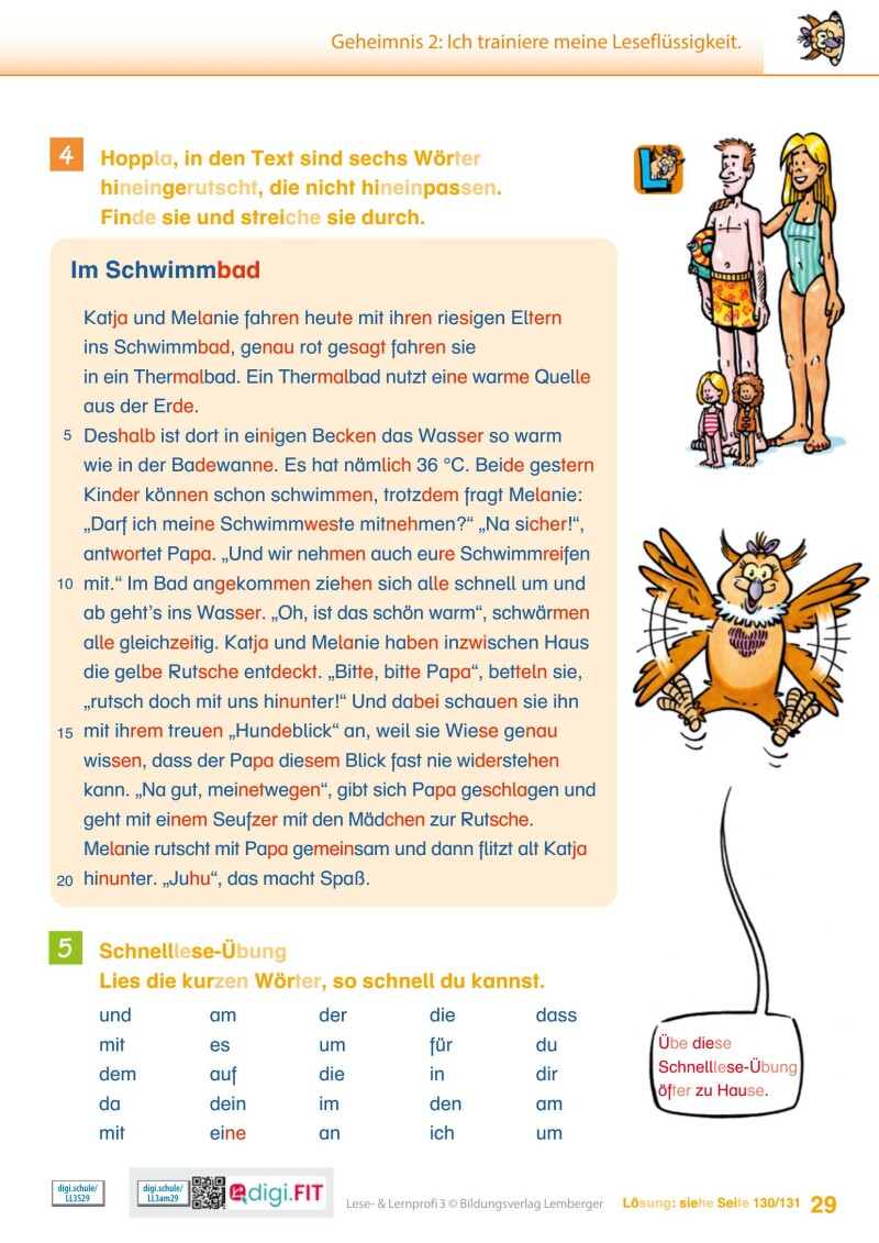 Lese- und Lernprofi 3 LP’23 v1.1 / Schulbuch – silbierte Ausgabe