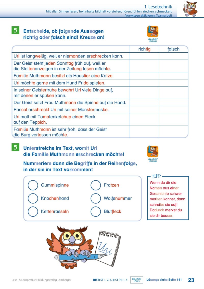 Lese- und Lernprofi 3 - Schulbuch: Silbierte Ausgabe_Version 3.1