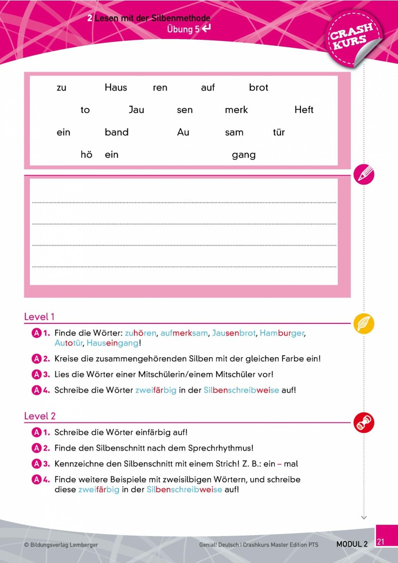 Genial! Deutsch - Crashkurs Lesen: Schulbuch Master Edition PTS