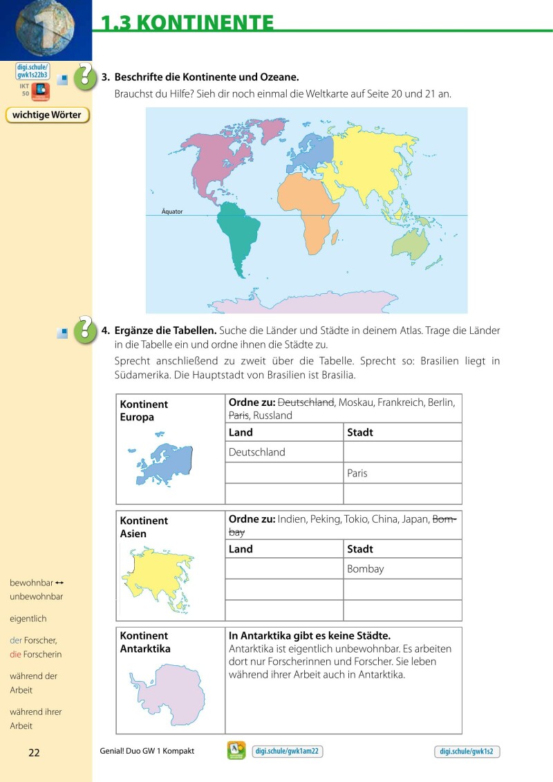 Genial! DUO Geographie 1 - KOMPAKT (mit Wortschatzheft und Lösungsheft)