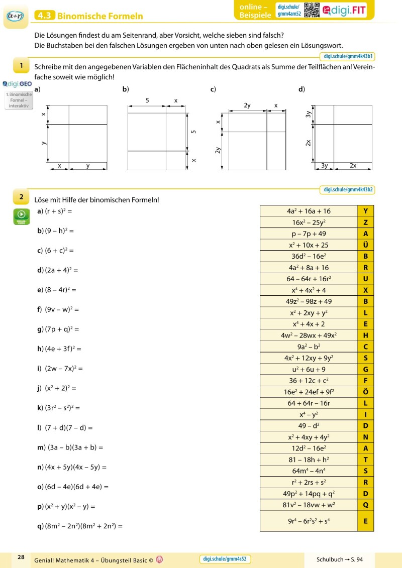 Genial! Mathematik 4 – Übungsteil IKT LP‘23 v1.1: Basic Edition