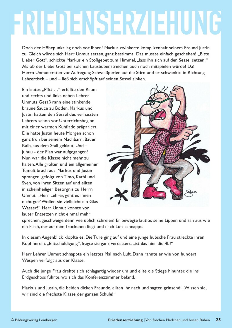 Friedenserziehung - Von frechen Mädchen und bösen Buben