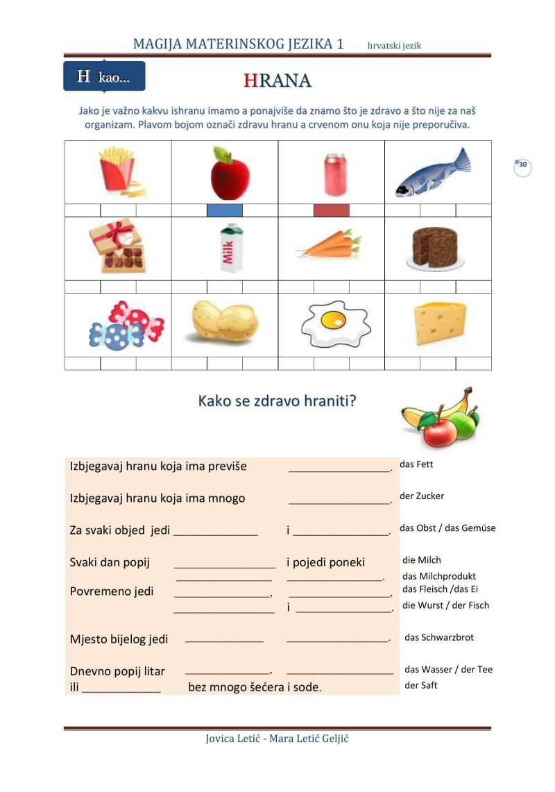 MAGIJA MATERINSKOG JEZIKA 1 hrvatski - DIE MAGIE DER MUTTERSPRACHE 1 kroatisch
