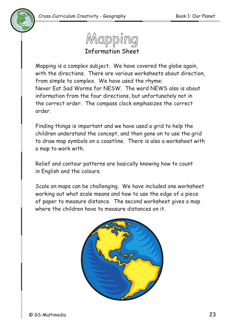 Cross Curriculum Creativity – Geography – Book 1: Our Planet