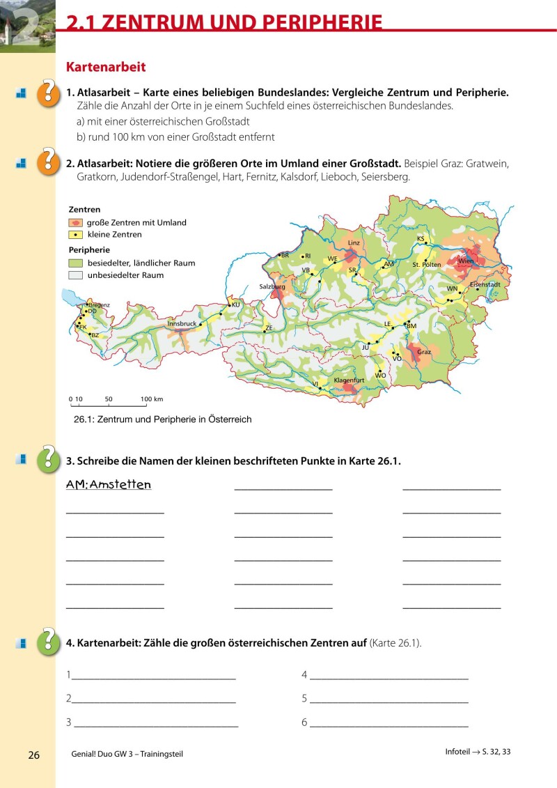 Genial! DUO Geographie/Wirtschaftskunde 3 - Trainings-Teil
