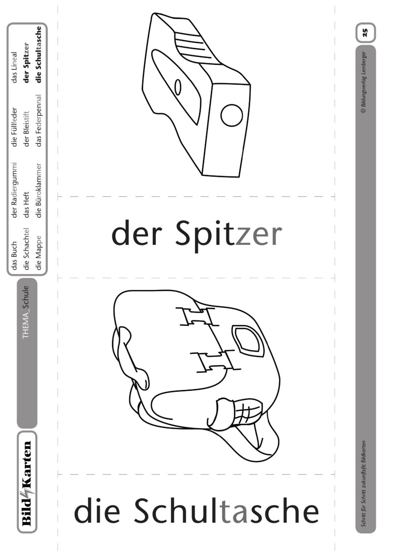 Genial! Deutsch DAZ - Schritt für Schritt zukunftsfit - Schulbuch Willkommen in Österreich: Bildkarten Grundwortschatz