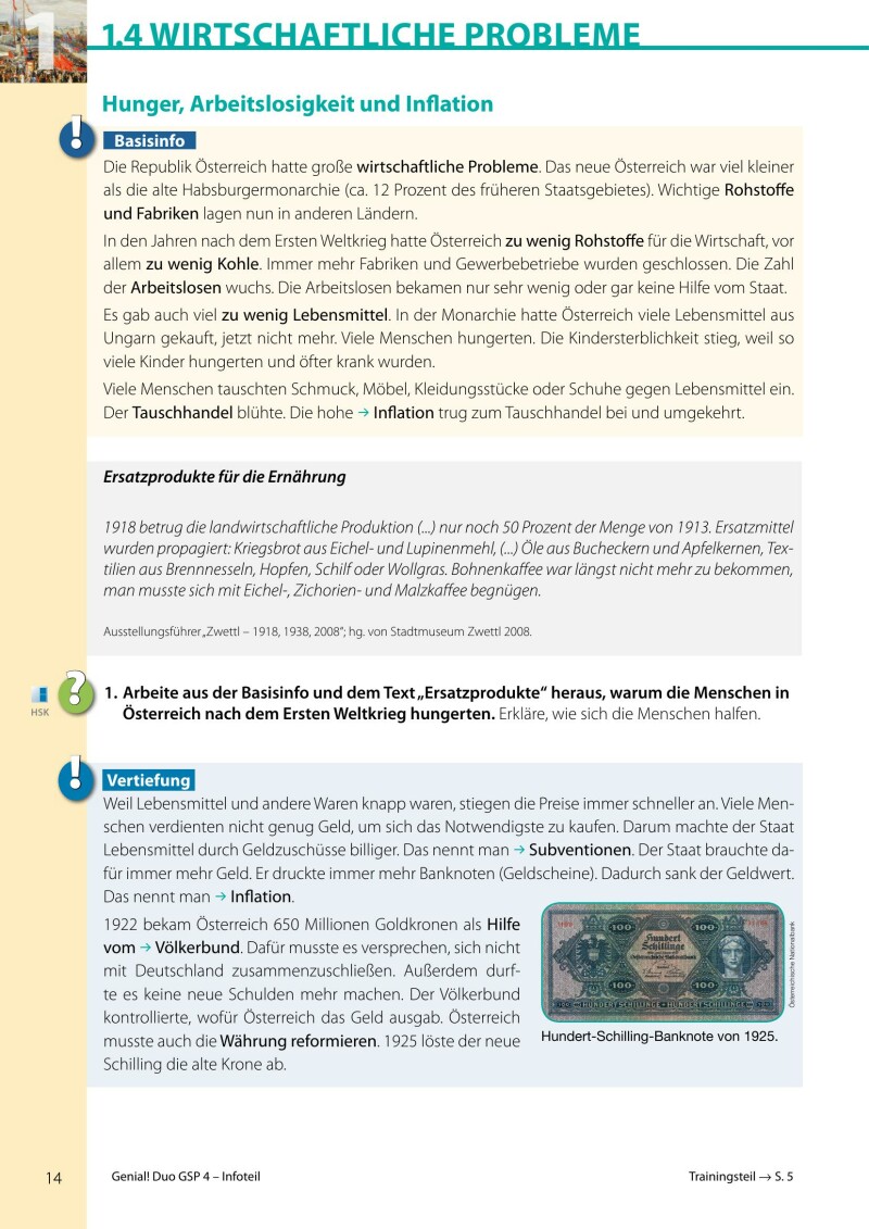 Genial! DUO Geschichte 4 - Info-Teil