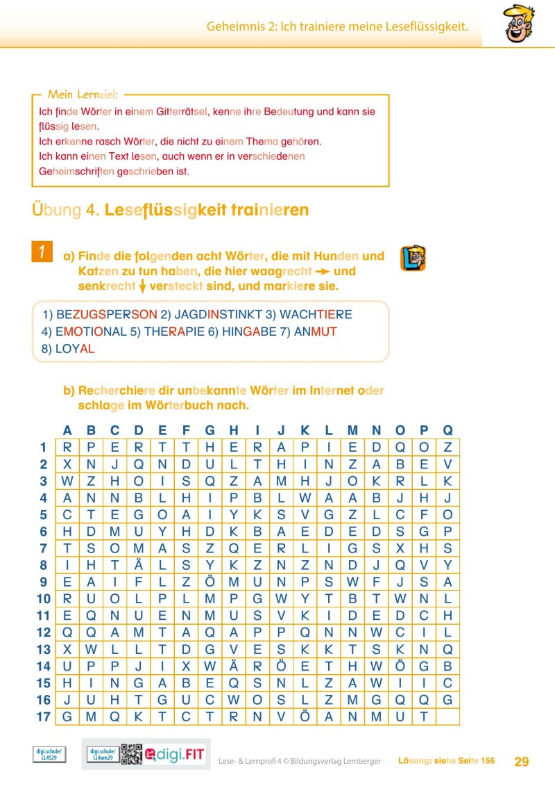 Lese- und Lernprofi 4 LP’23 v1.1 / Schulbuch – silbierte Ausgabe