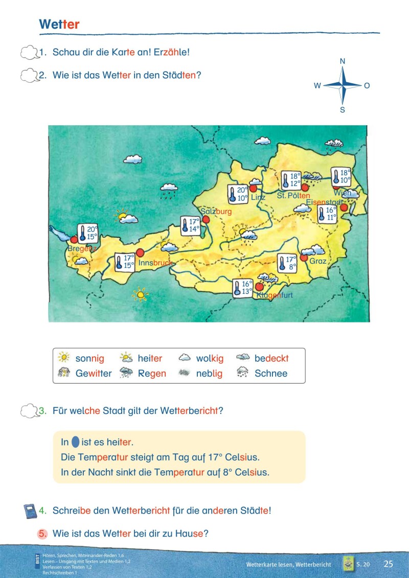 ABC der Tiere 3 - Schulbuch Kompaktausgabe: Spracharbeitsheft A (1. Semester)
