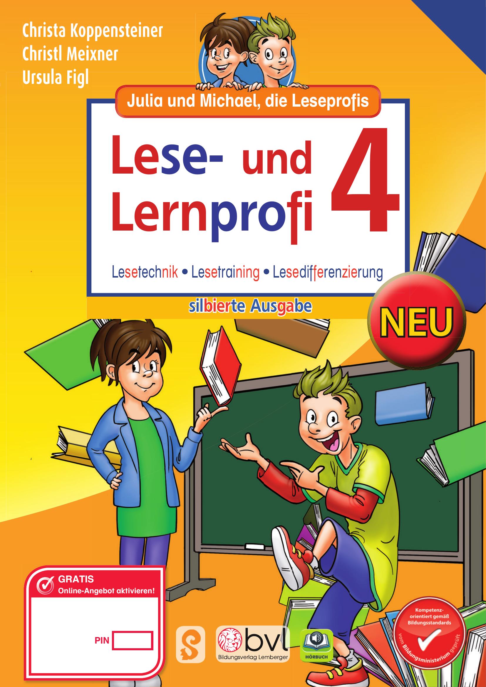 Lese- und Lernprofi 4 - Schulbuch: Silbierte Ausgabe